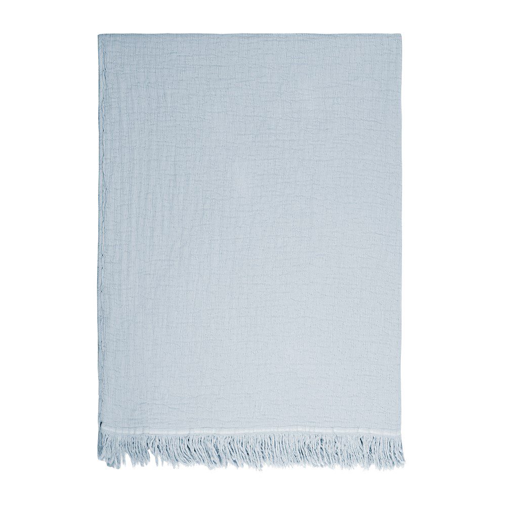 Lindis Cotton Throw - Quarry