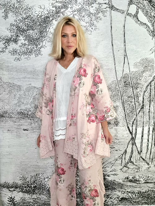 Baby Pink High Tea Lace Hem Jacket