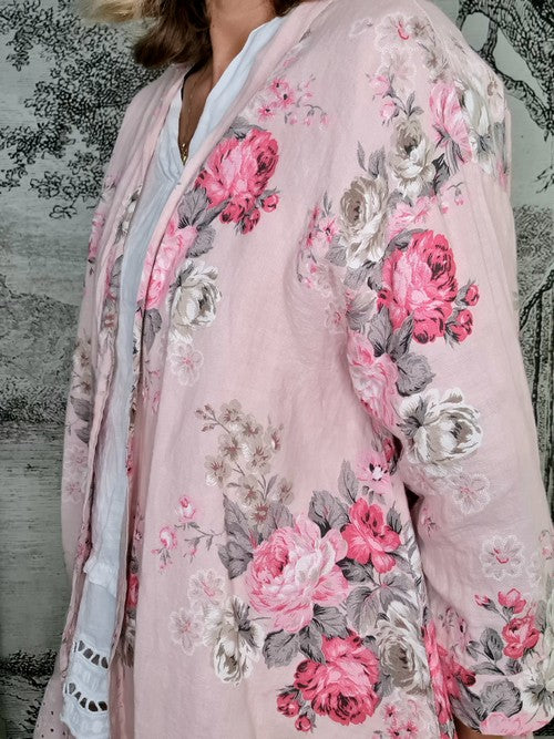 Baby Pink High Tea Lace Hem Jacket