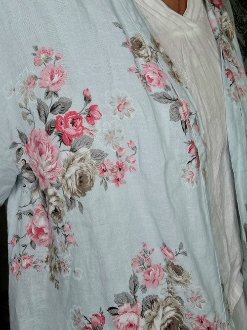 Baby Blue High Tea Lace Hem Jacket