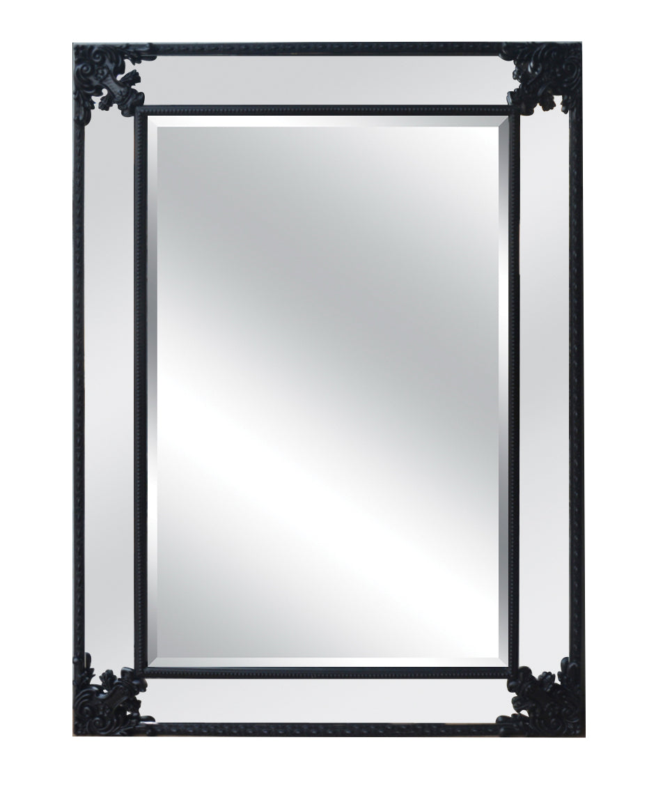 Black Bevel Mirror