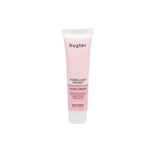 Huxter Hand Cream - Pastel Pink 35ml - Fern Leaf Peony