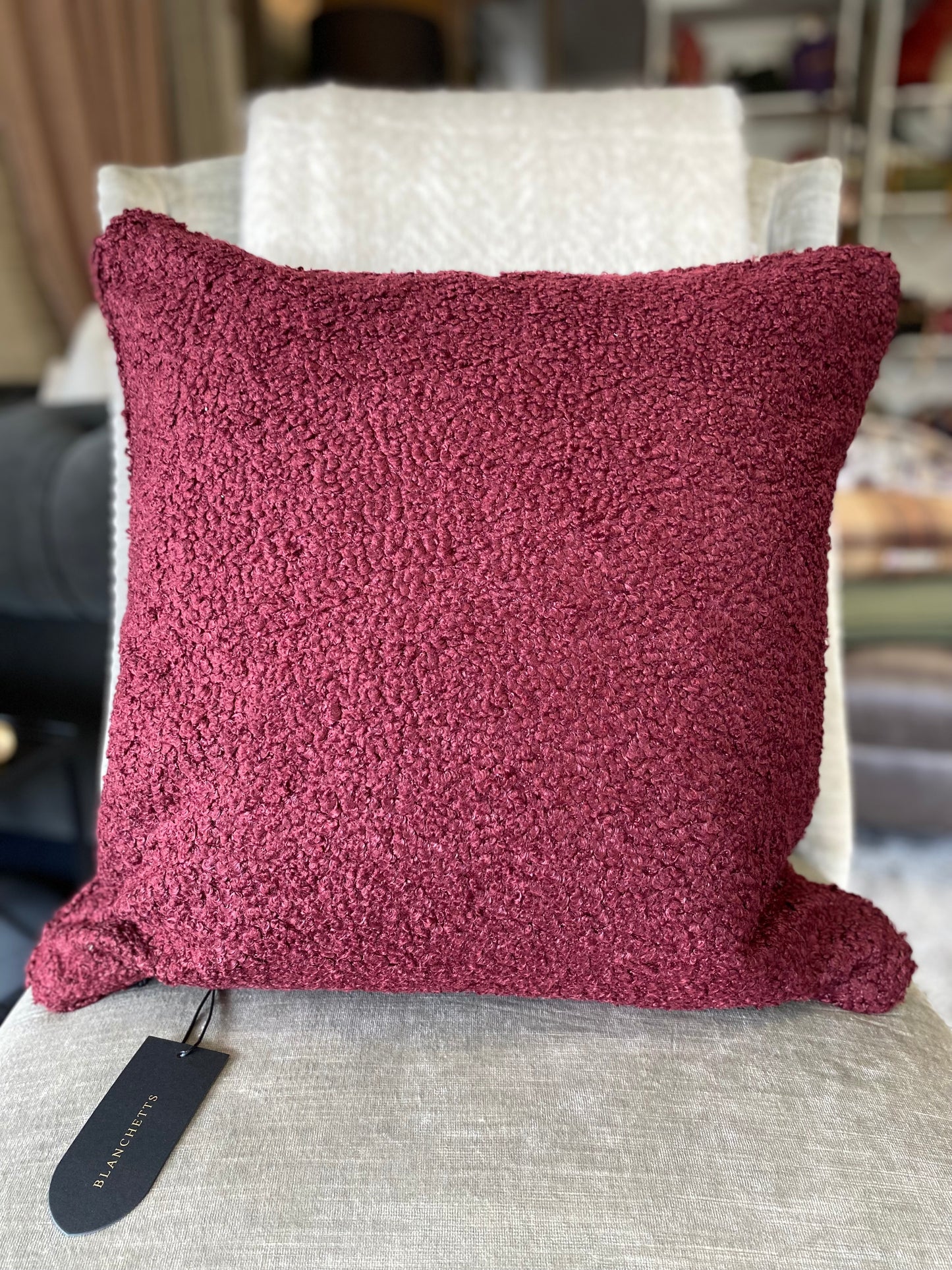 Fergus Wine Cushion Cover