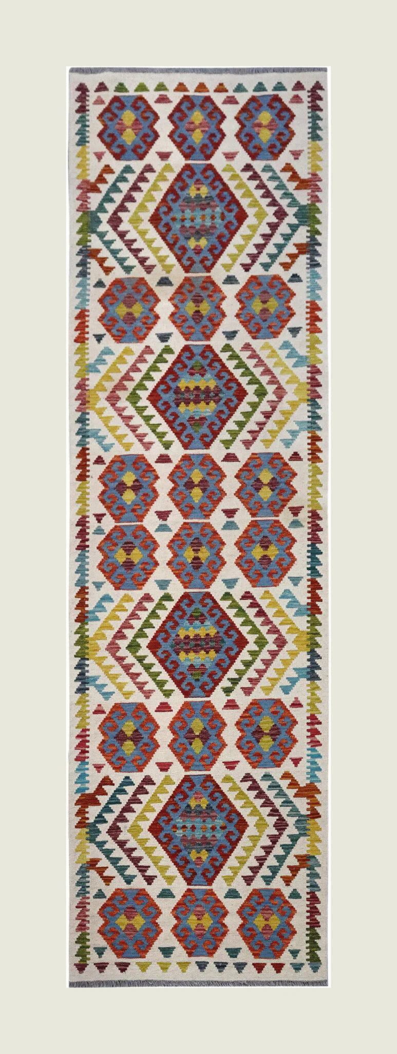 Chobi Kilim Rug 300 x 80 cm cm
