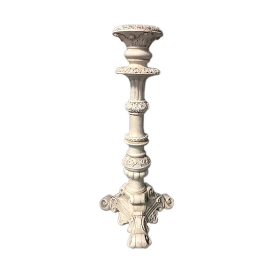 Pillar Candle Holder Small off white