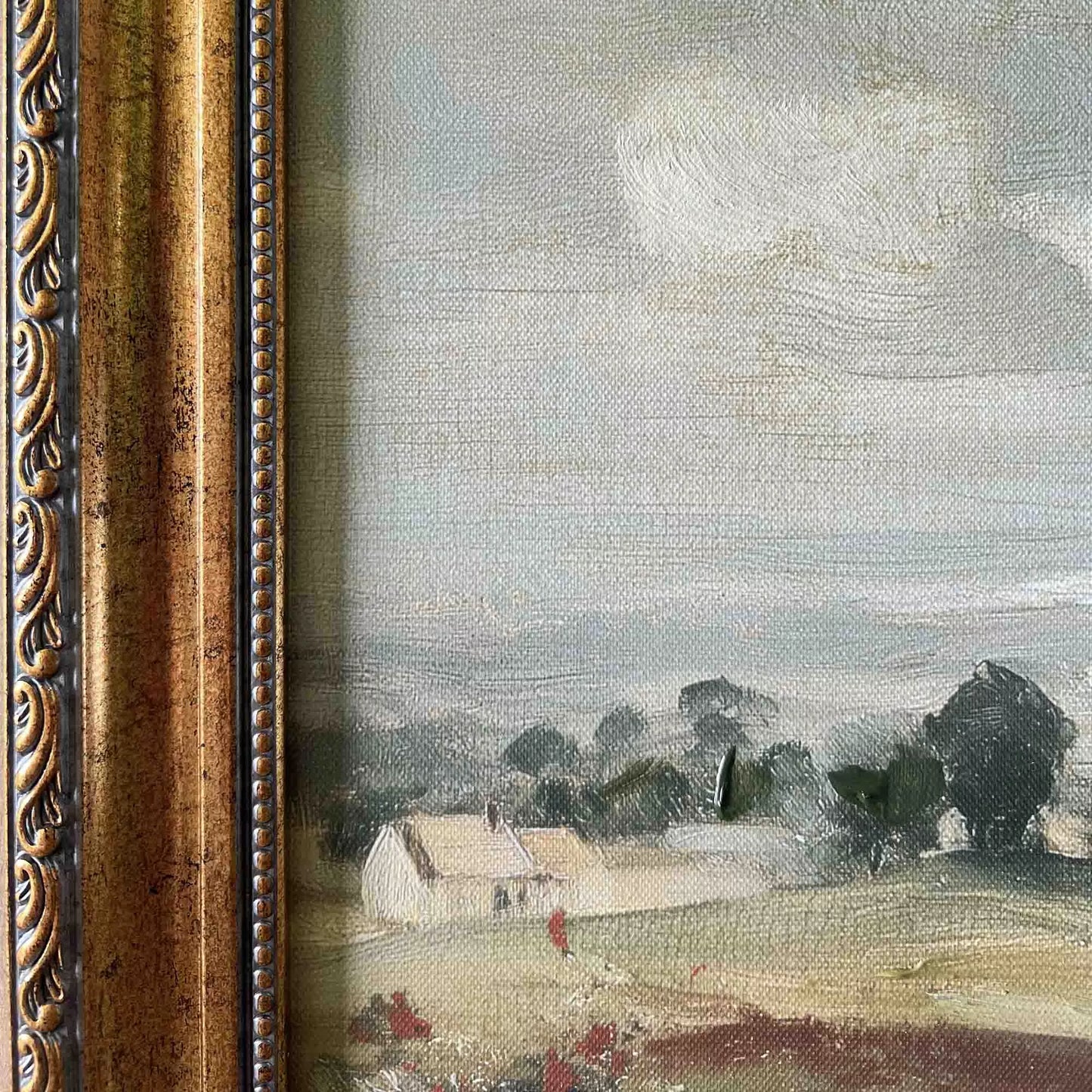 Golden Valley Canvas Brown Detailed Frame 60X60CM