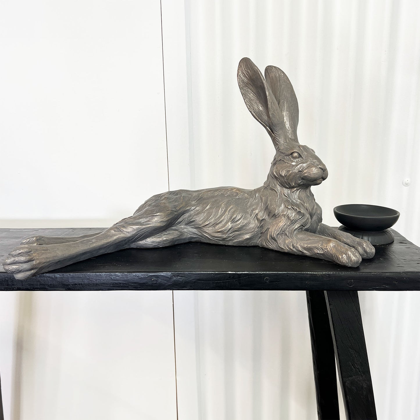 Country Hare, resting grey