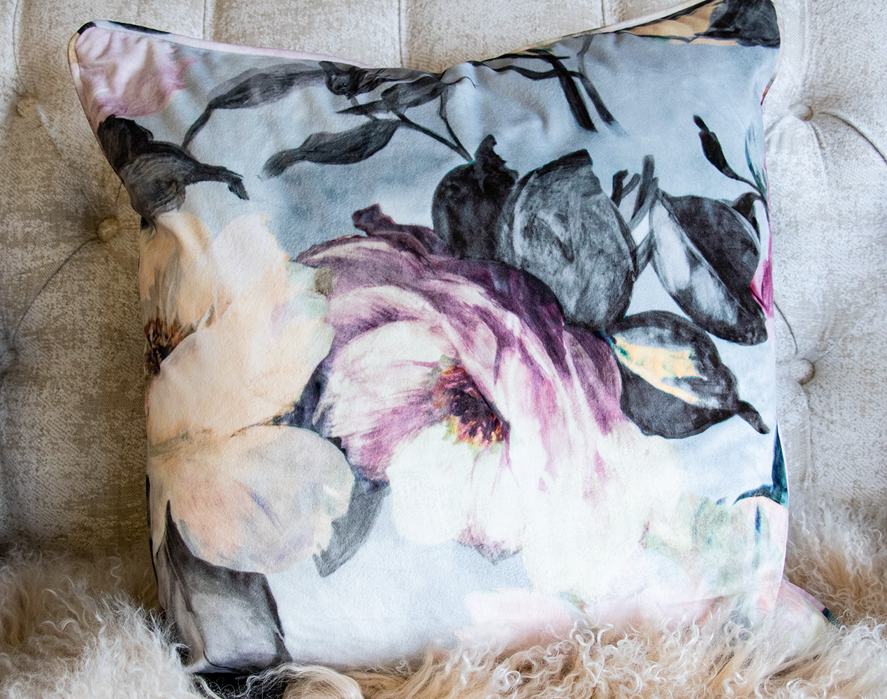 Rosa Velvet Cushion
