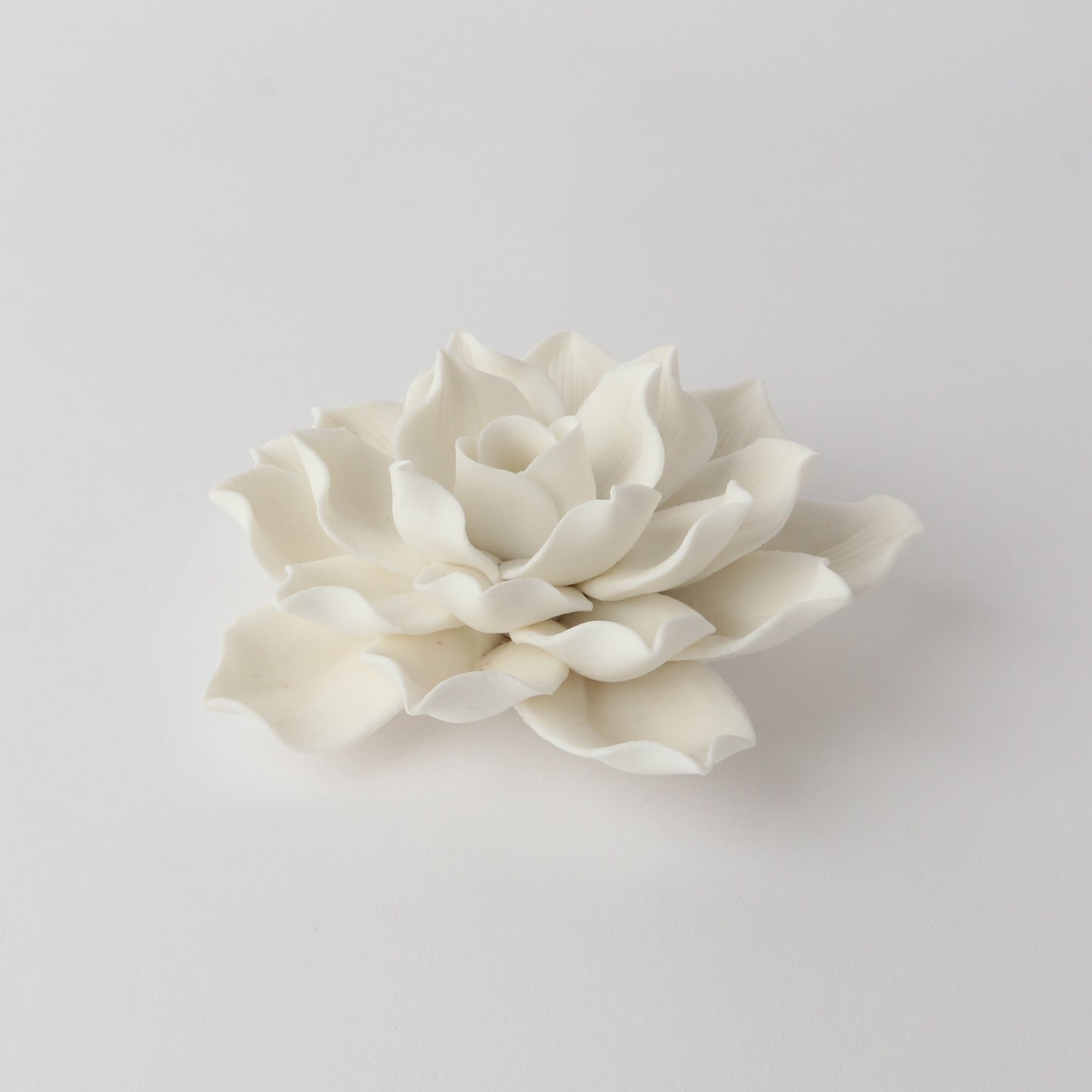 White Porcelain Floral Ornament