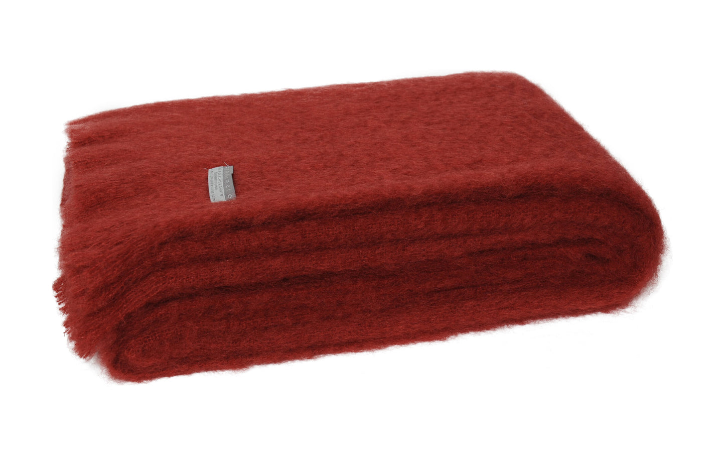 Masterweave Mohair Throw Blanket - Russet