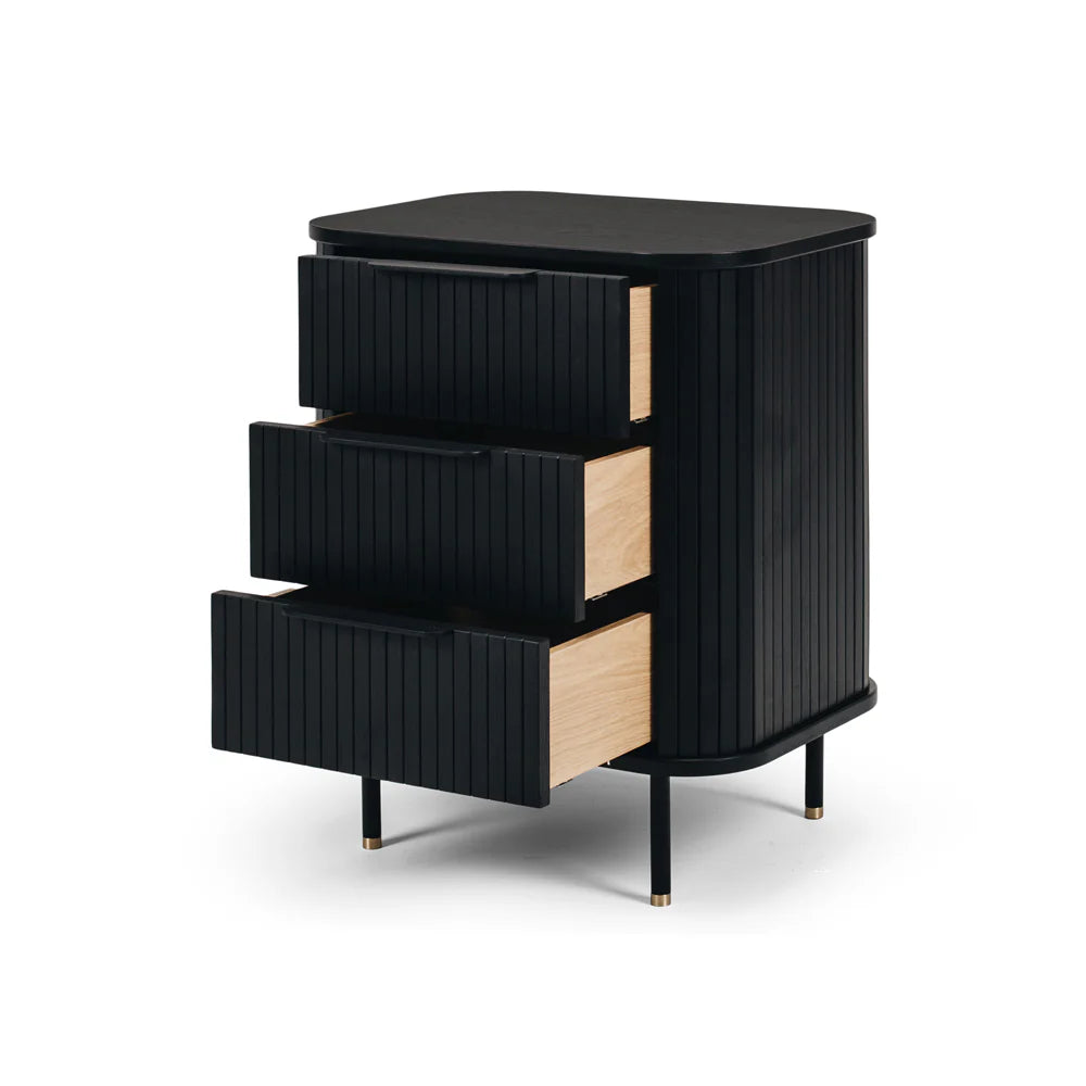 Anders 3 Drawer Bedside