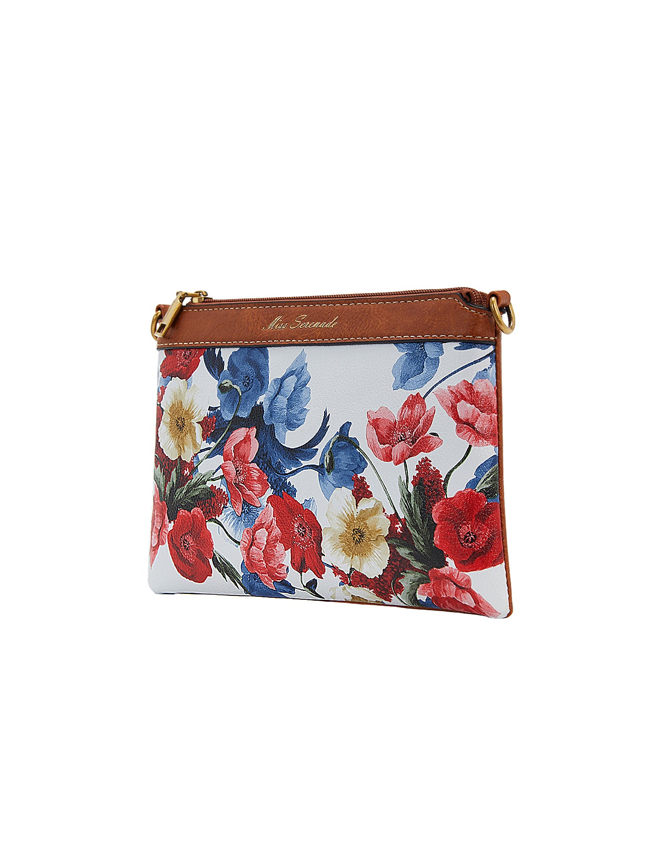 Miss Serenade Tan Flower Handbag
