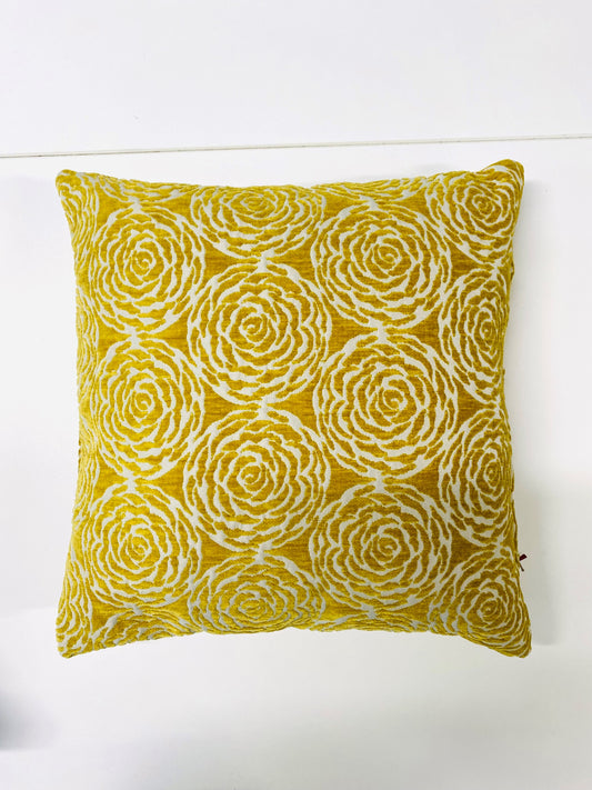Yellow Floral Cushion