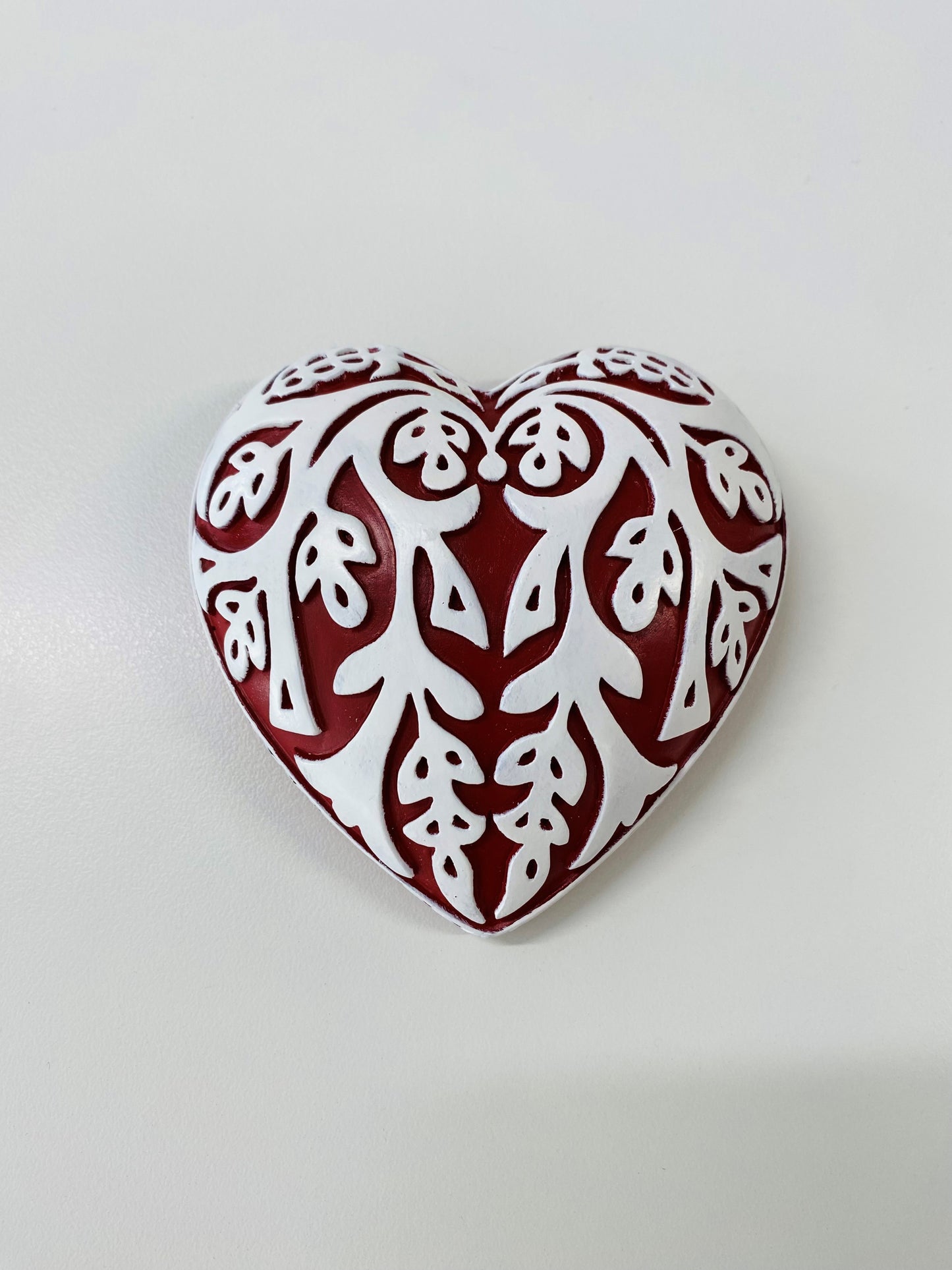 Abstract Floral Heart