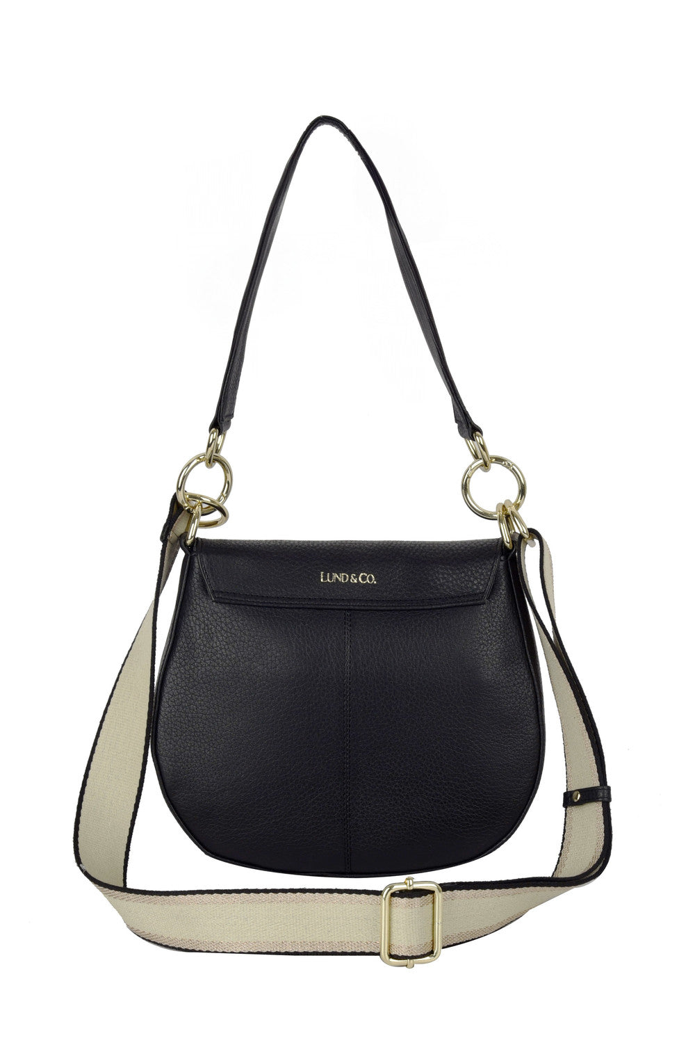 Nalle Crossbody Shoulder Bag - Black
