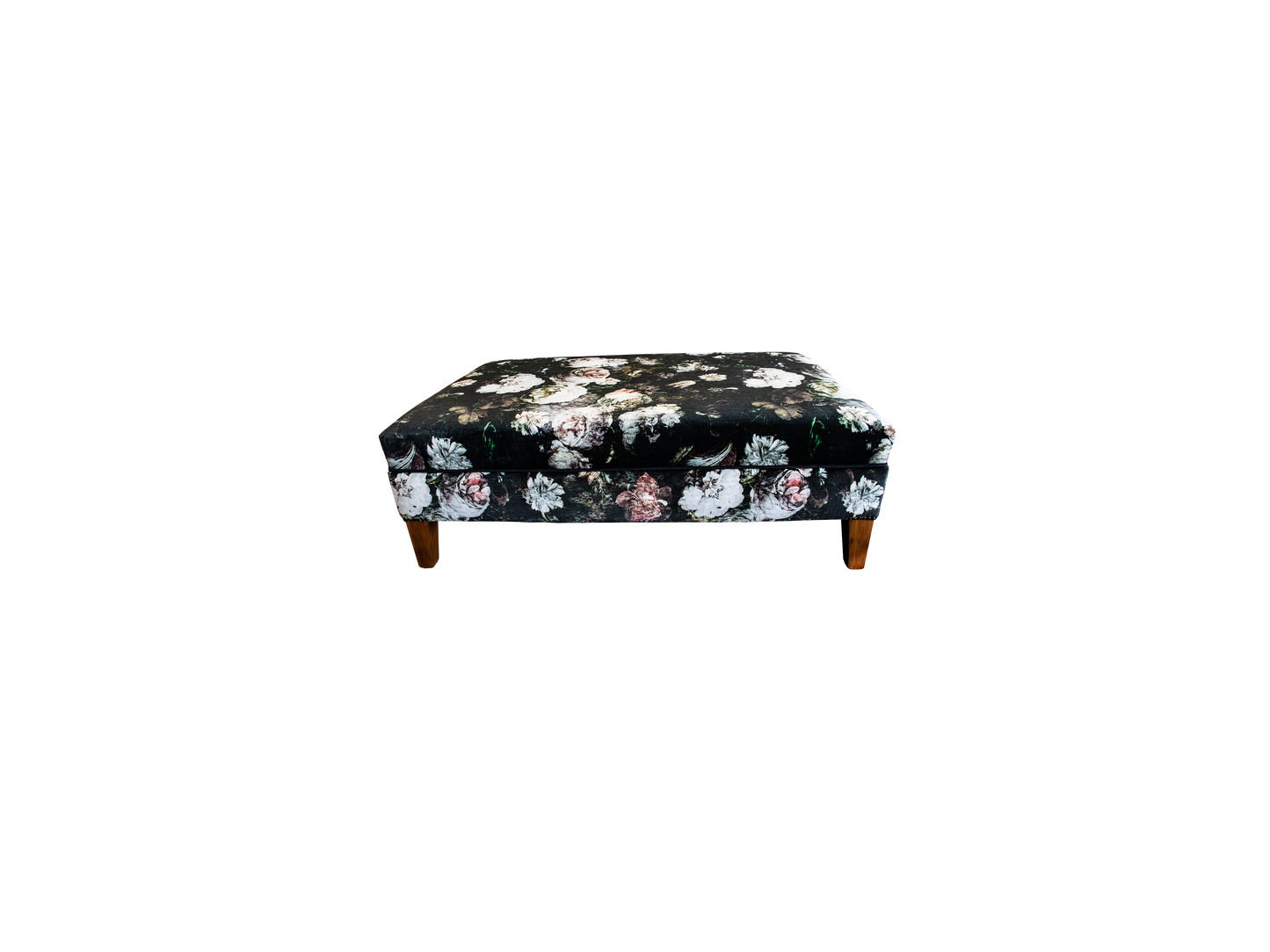 Classic Stool Osborne and Little Floral Velvet