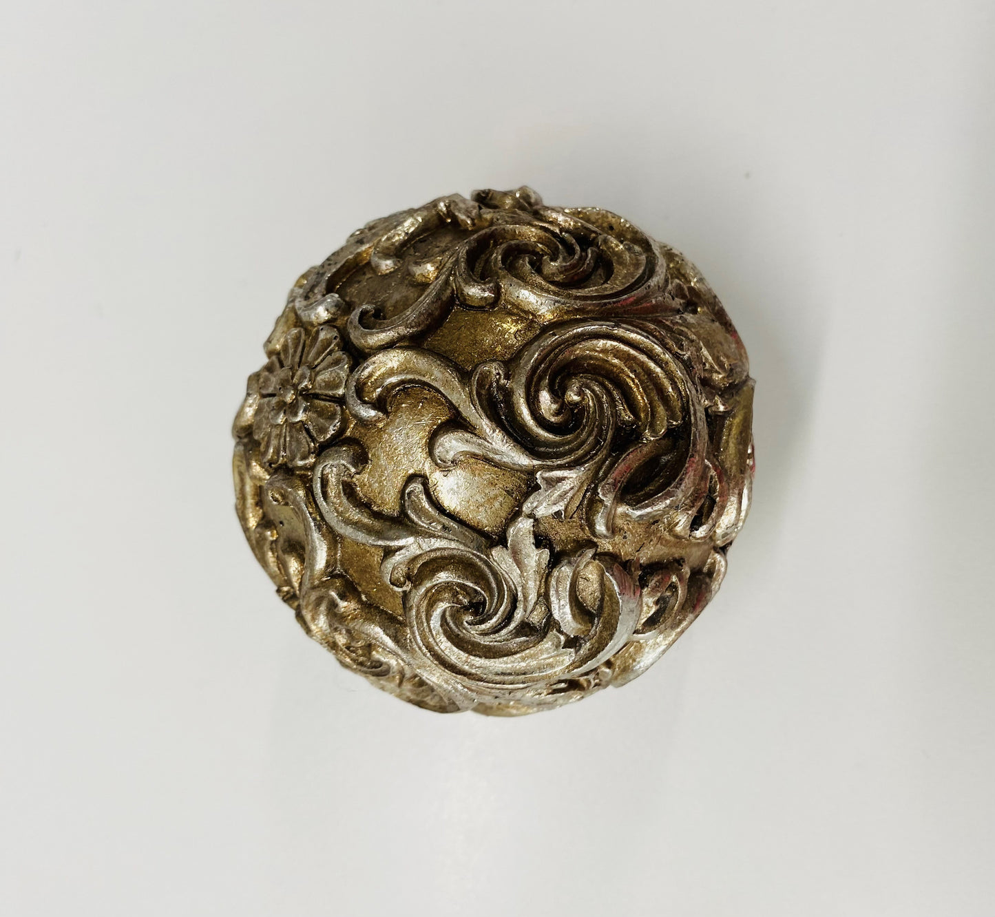 Pewter look Decorative Ball