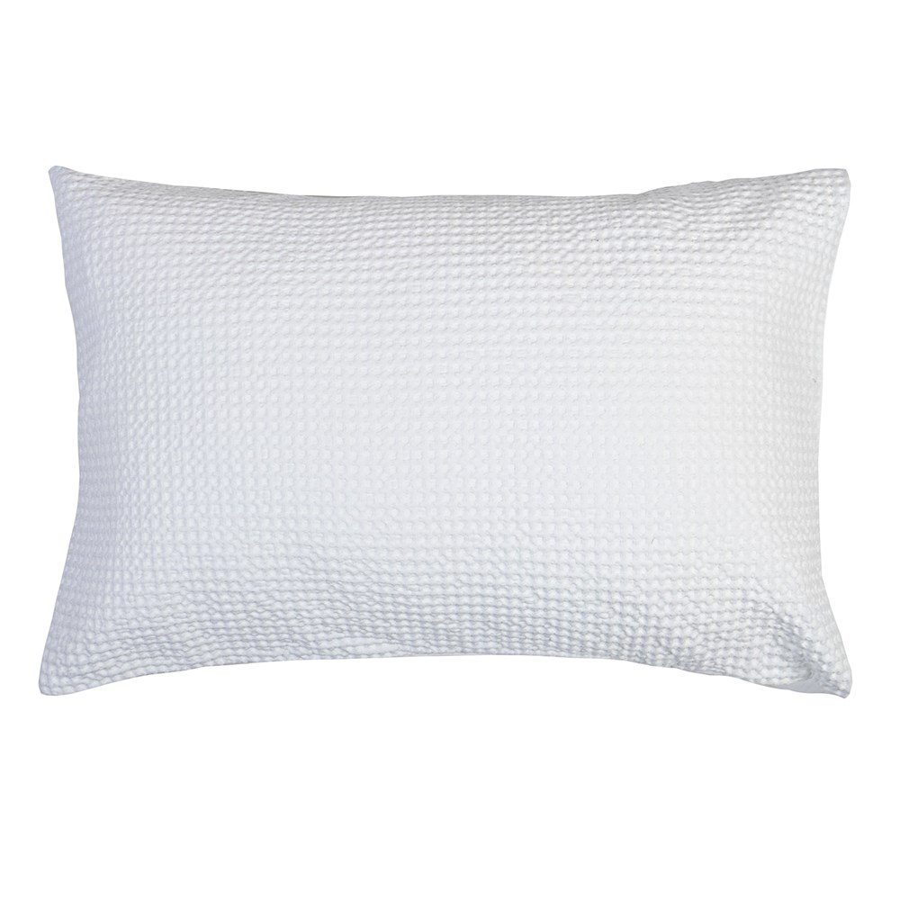 Linens&More Cotton Waffle Pillowcase Pair