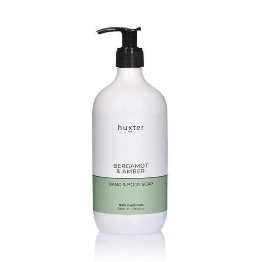 Huxter Hand & Body Soap - Bergamont & Amber