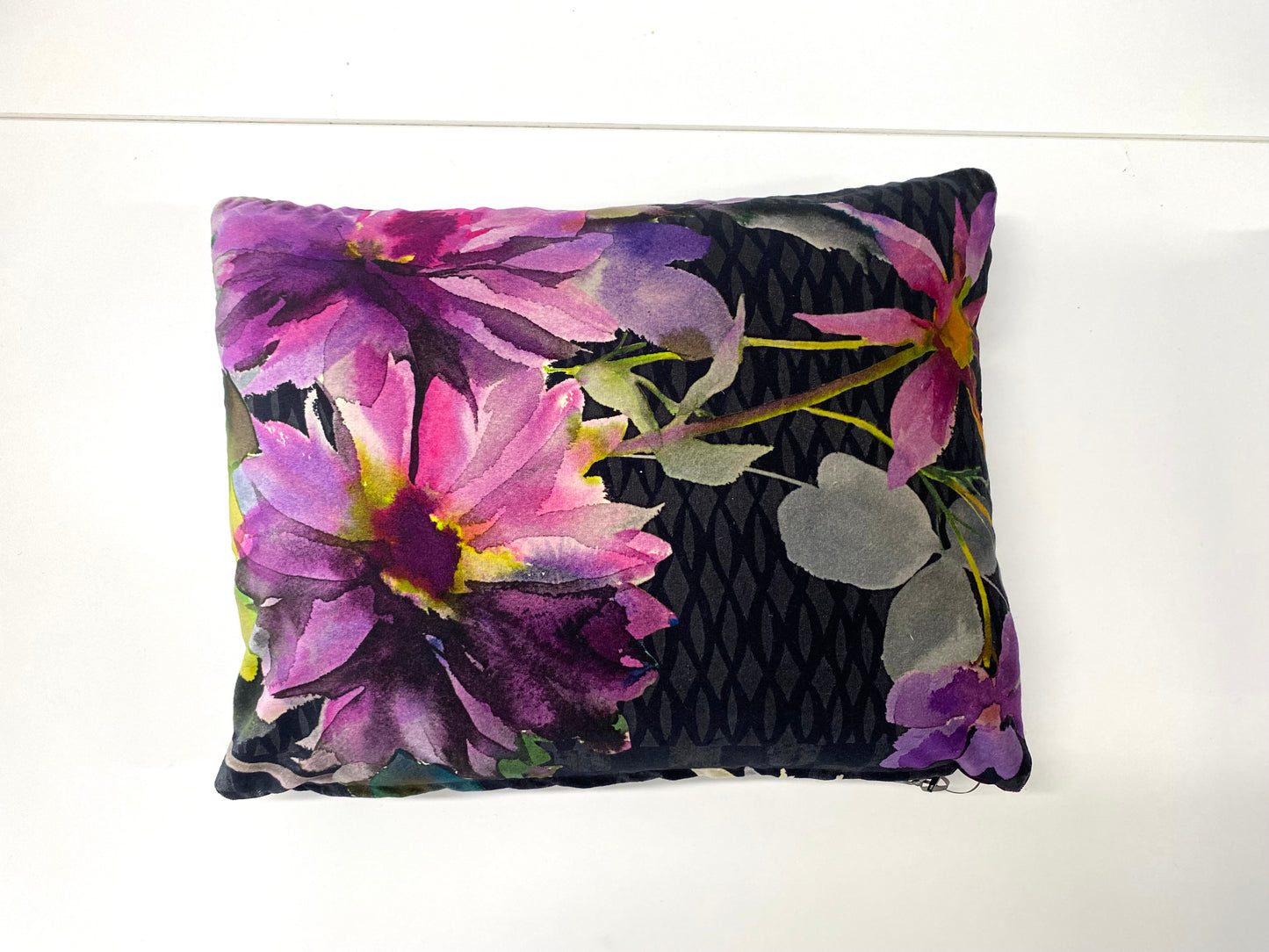 Velvet Watercolour print Cushion