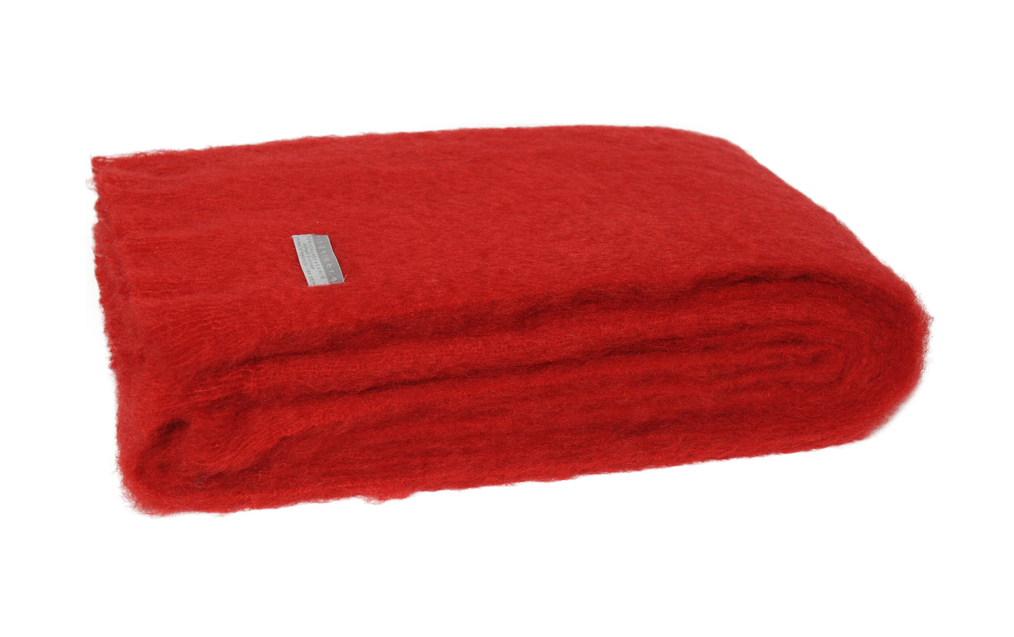 Masterweave Mohair Throw blanket - Scarlett