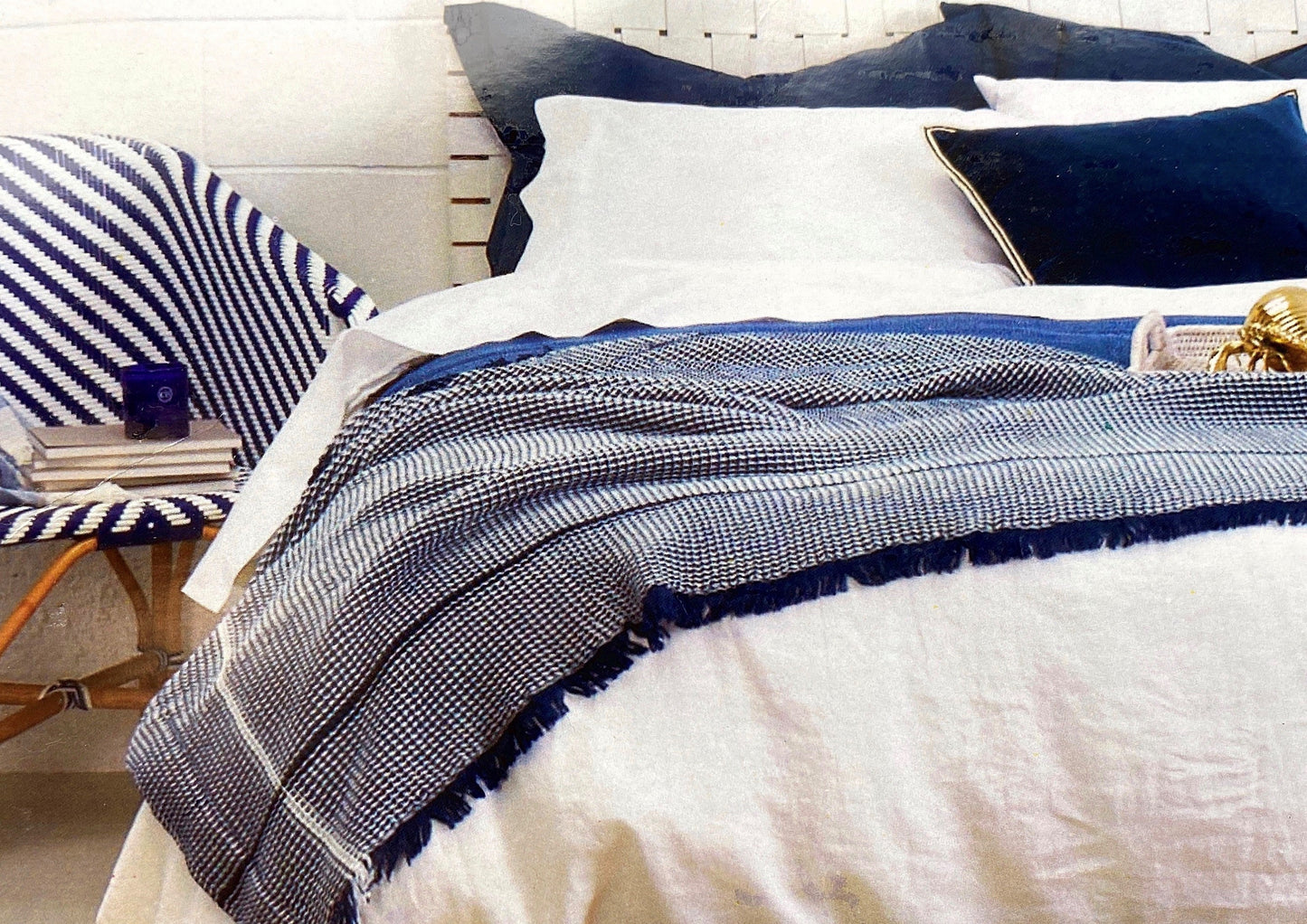 Seneca Melia Plaid Waffle Comforter