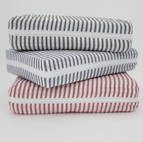 Seneca Ticking Stripe 100% cotton Queen Sheet Set