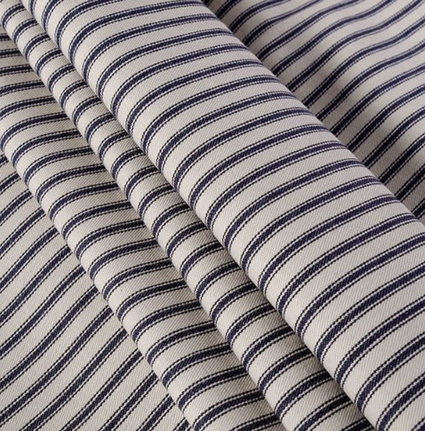 Seneca Ticking Stripe 100% cotton Queen Sheet Set