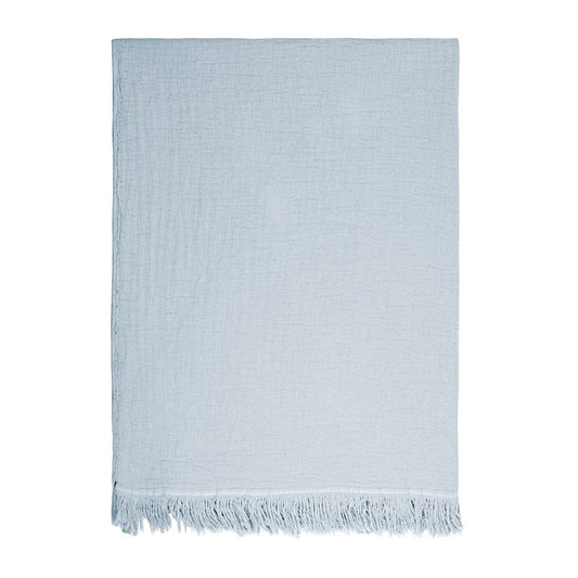 Lindis Cotton Throw - Quarry