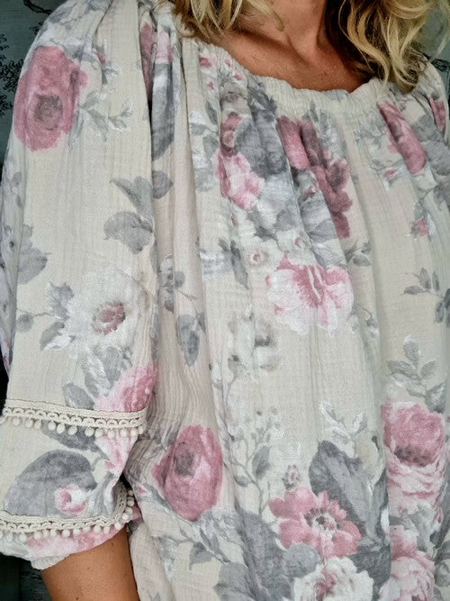 Beige Scarlett Rose La Boheme