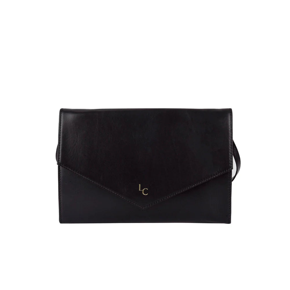Lund & Co Afton Envelope Clutch - Black
