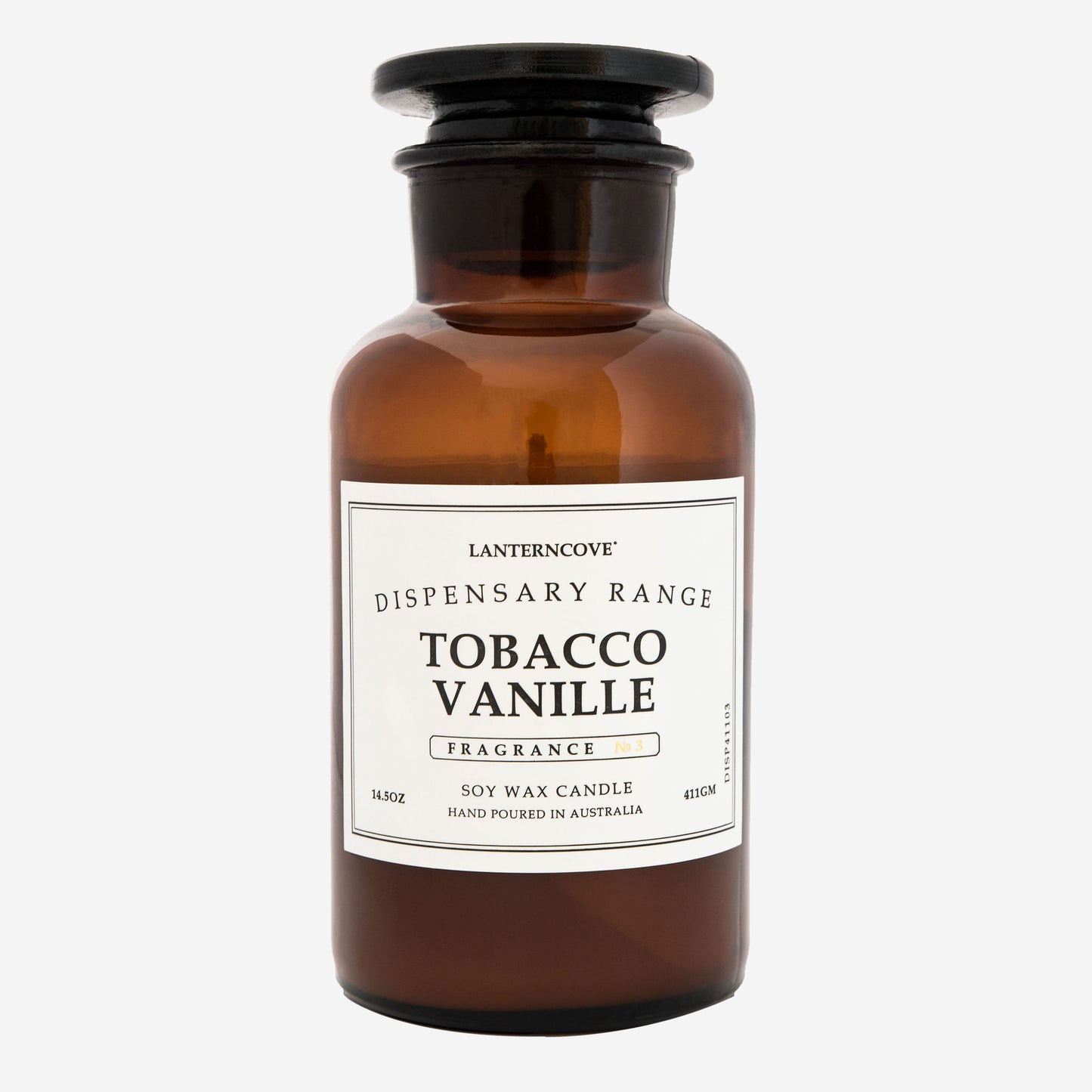 Lanterncove Dispensary – 14.5 oz Soy Wax Candle – Tobacco & Vanille