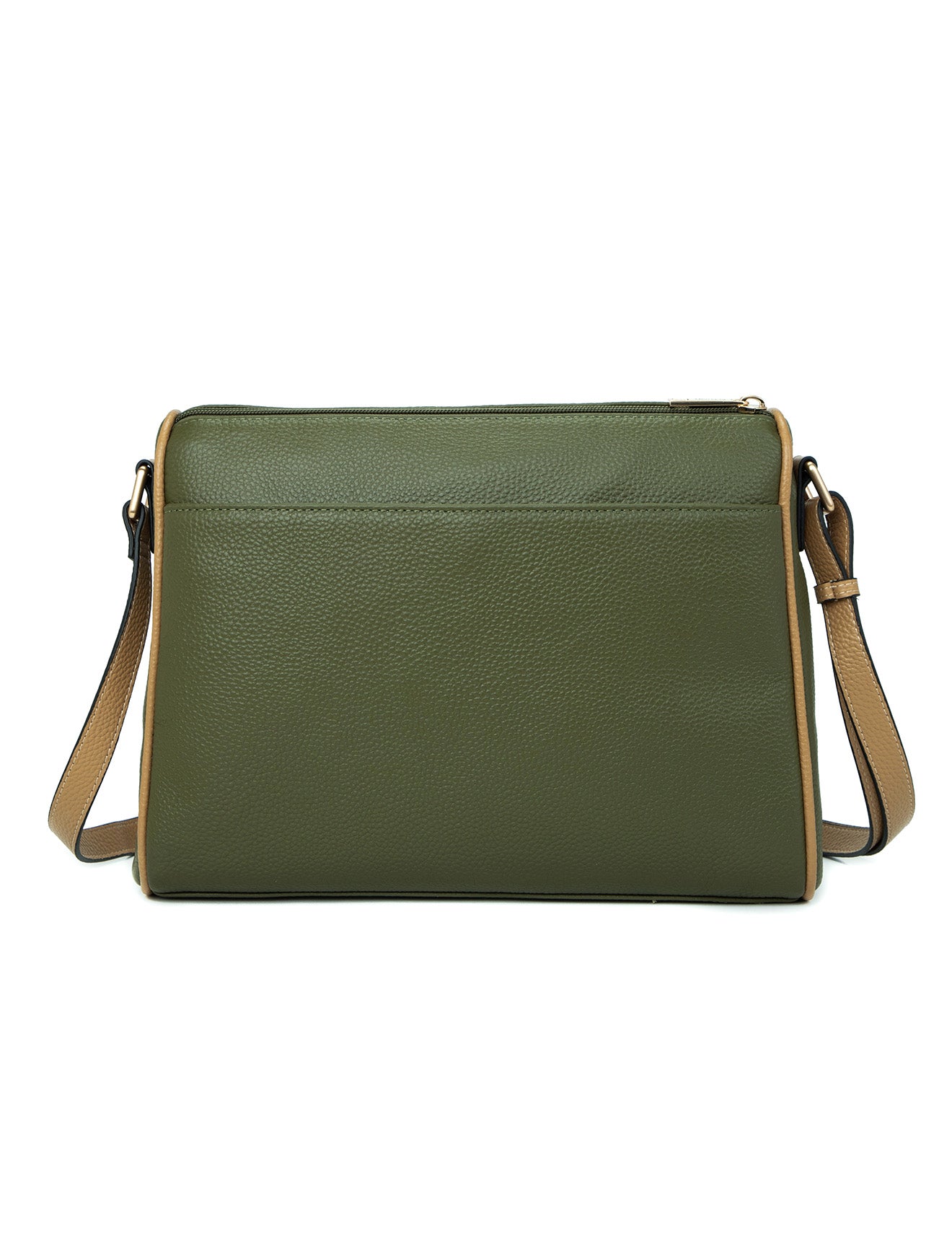 Elegant Katrina Multi Compartment Leather Xbody bag