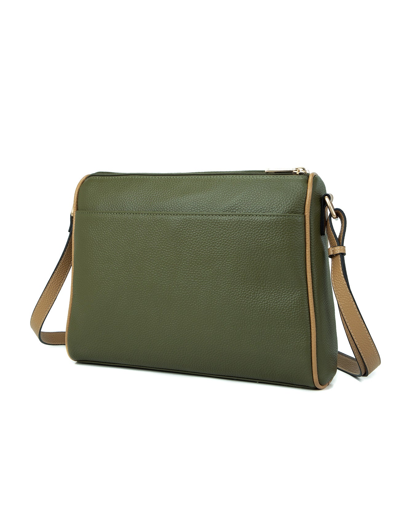 Elegant Katrina Multi Compartment Leather Xbody bag