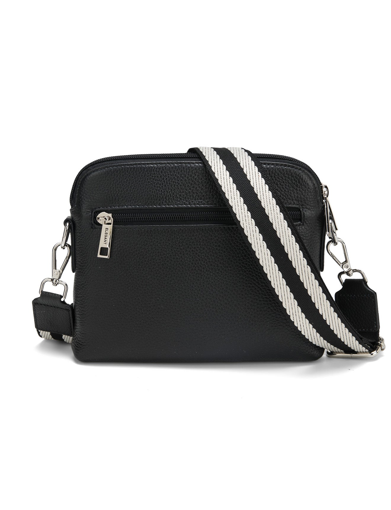 Serenade Ashley Leather bag with webbing strap