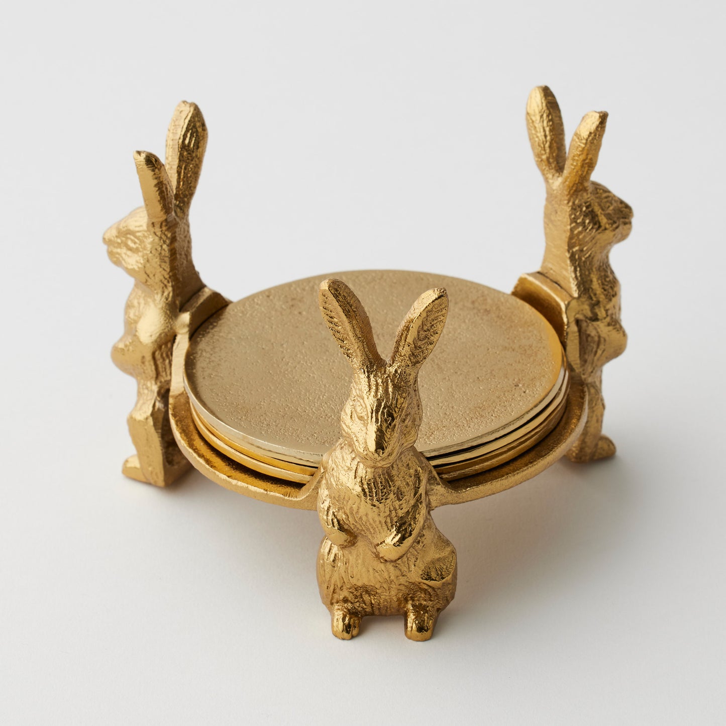 Rabbit set of 4 coasters