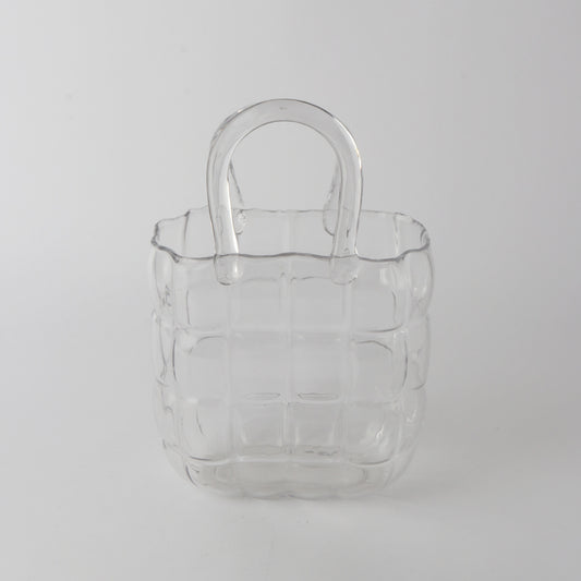 Glass Handbag Vase