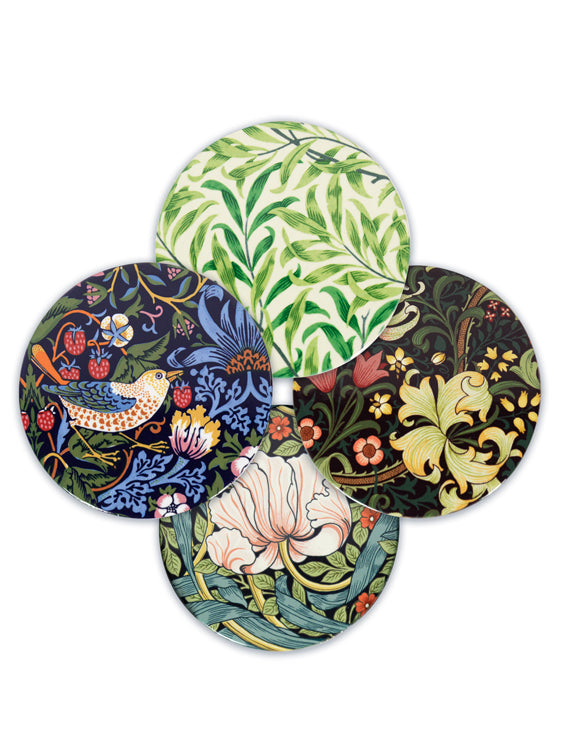 William Morris mixed designs Ceramic Coasters