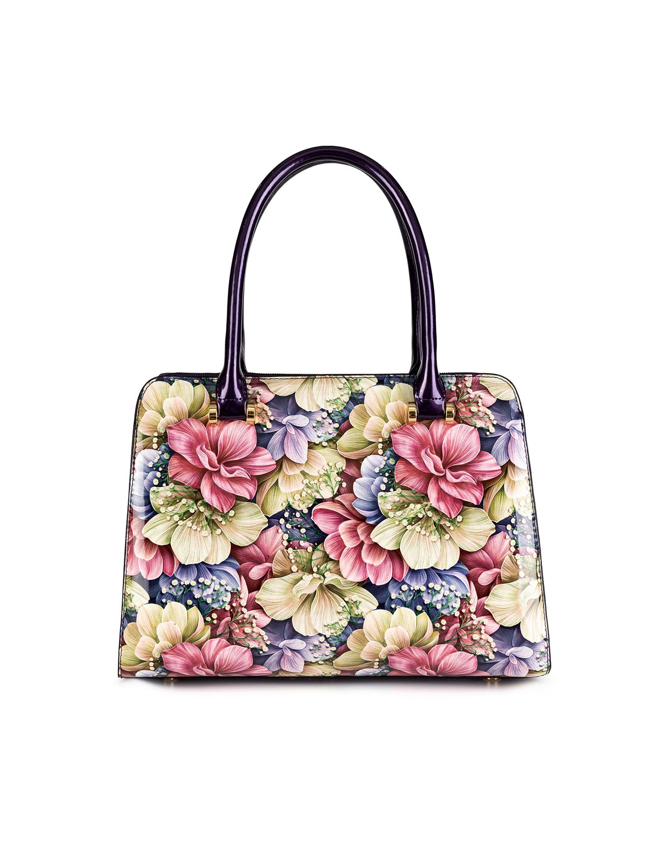 Serenade Leather Flower Handbag