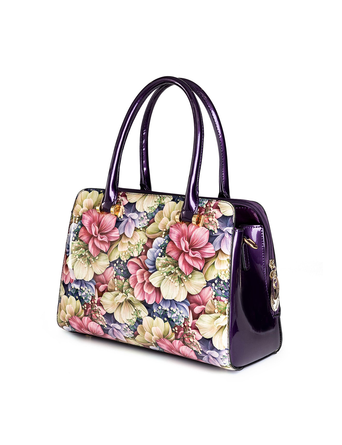 Serenade Leather Flower Handbag