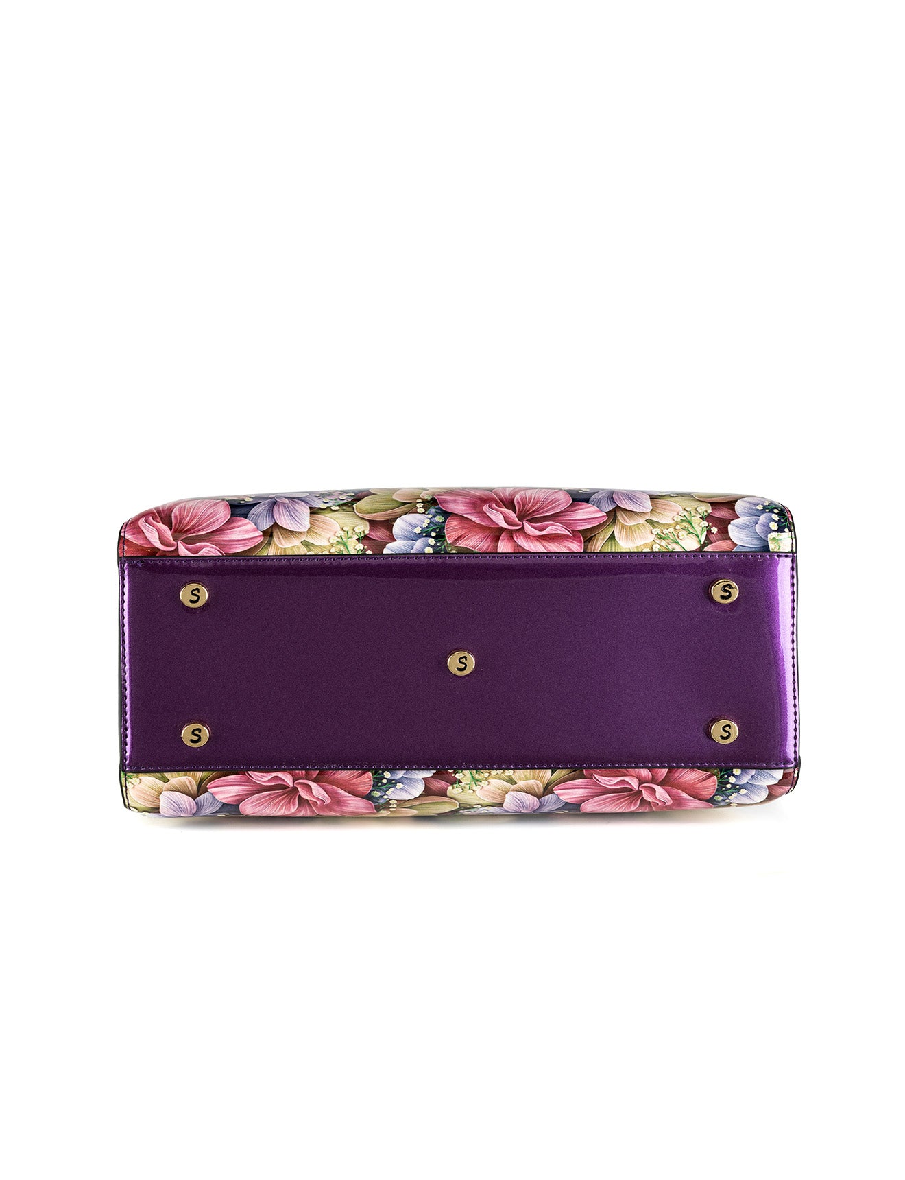 Serenade Leather Flower Handbag