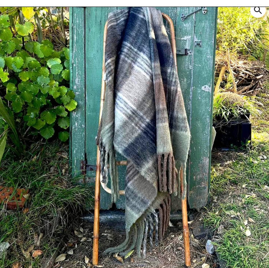 Bliss Wool Mohair lend Multi Olive/ink/walnut/Taupe