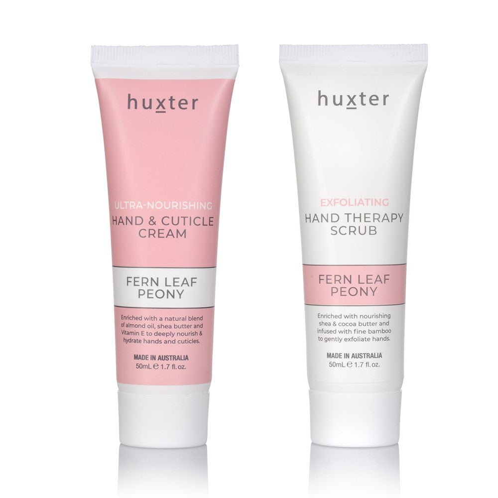 Hand Therapy Duo - Pale Pink - Fern Leaf Peony