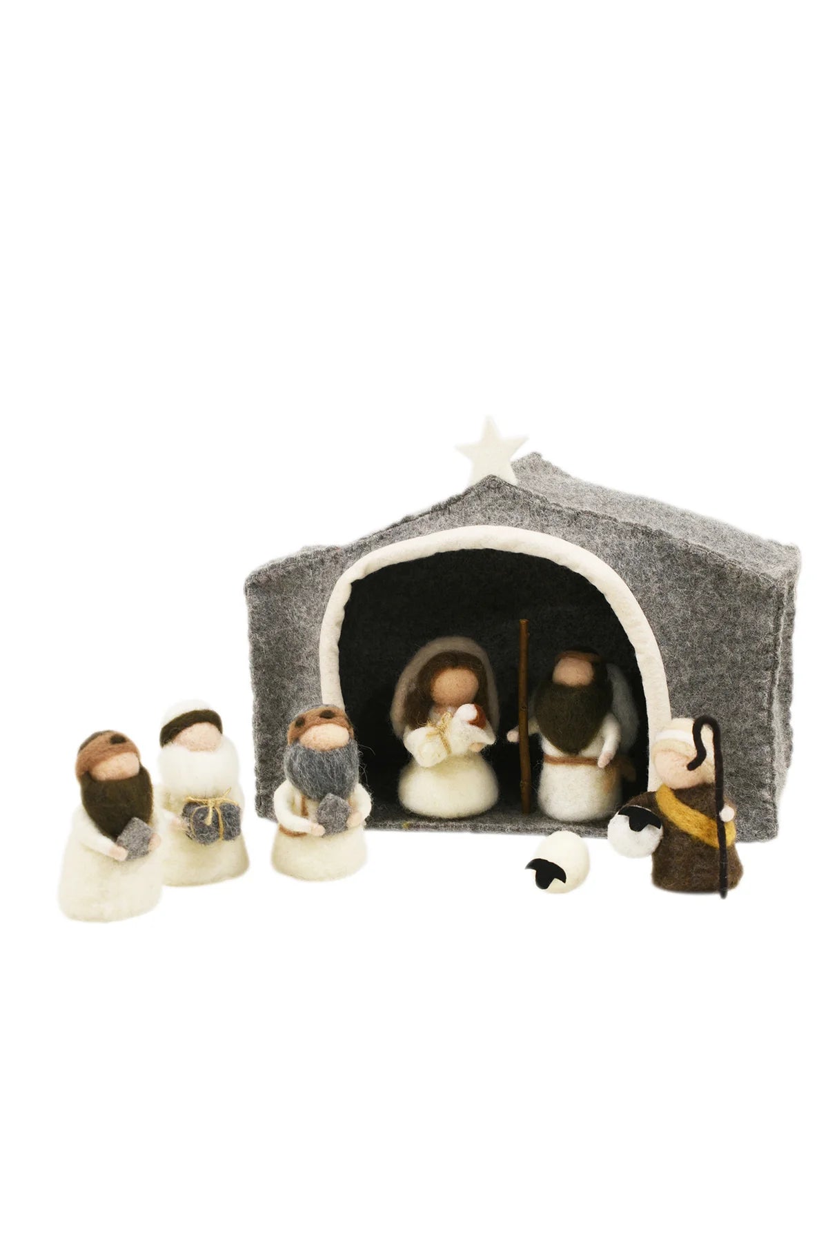 FELT Standing Nativity Set