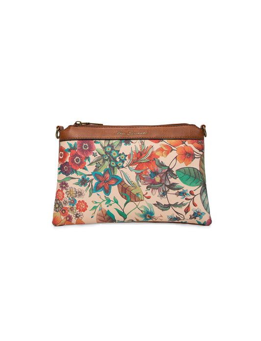 Miss Serenade Tan Flower Handbag