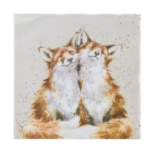 Wrendale Contentment Fox Napkins