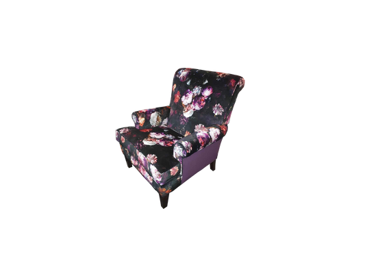 Custom made to order scroll back chair