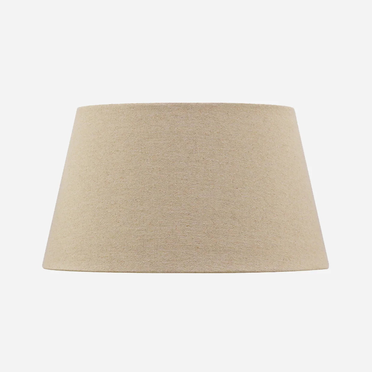 Raw Linen 46cm Tapered Drum Lampshade