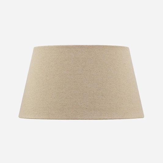 Raw Linen 46cm Tapered Drum Lampshade