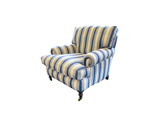 Custom made to order Short Scroll Arm Chair